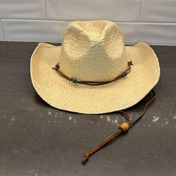 Cappelli Straworld Accessories - Cappelli Straworlds Cowboy Hat-NWOT